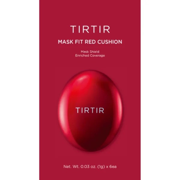 TIRTIR Mask Fit Red Cushion - 6 Sachets Tonos 25N - 31N (#3) - Imagen 4