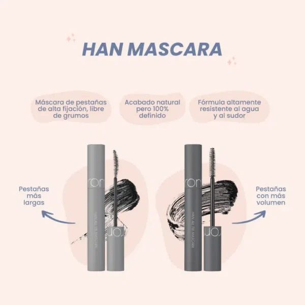 ROM&ND FIX MASCARA - Máscara Pestañas #L01 LONG BLACK - Imagen 3