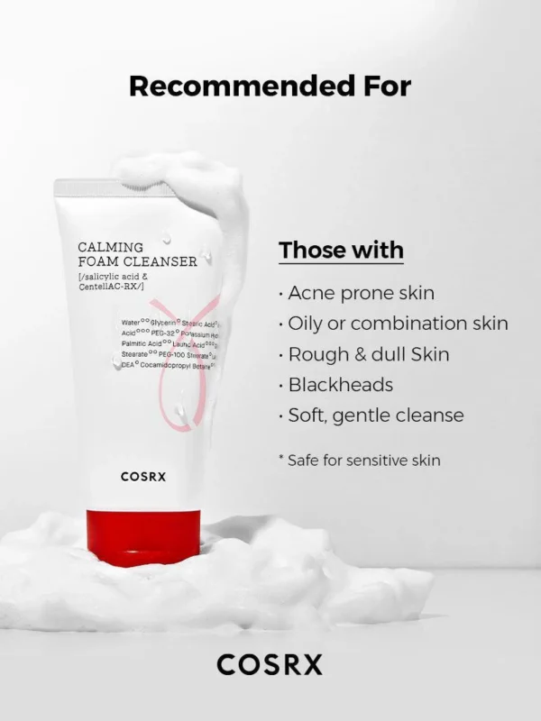 COSRX AC Calming Foam- Limpiador Espumoso Mini talla - Imagen 2