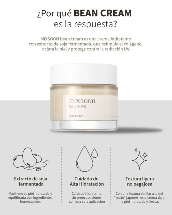 MIXSOON Bean Cream - Cream nutritiva fermentada 50ml - Imagen 4