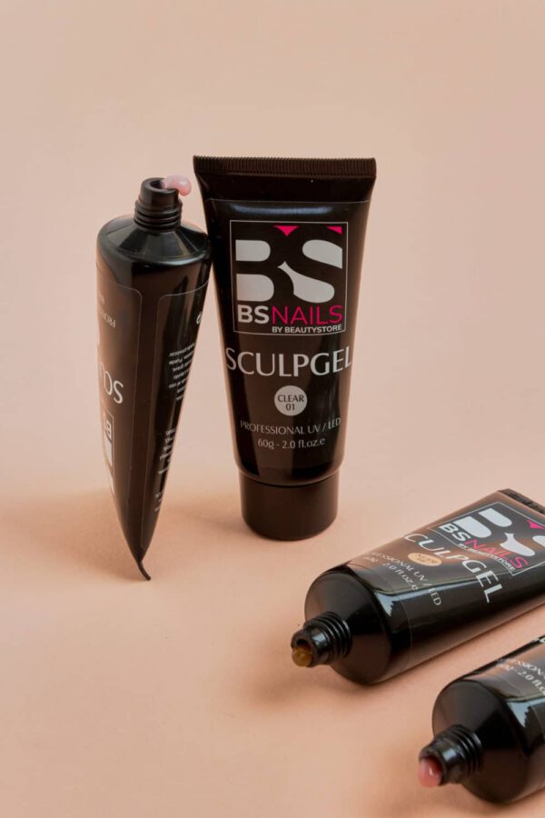 BSNAILS Acrygel Sculpgel Clear Transparente- 60 gr - Imagen 4
