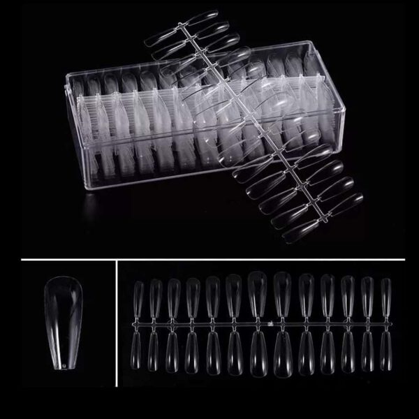 BSnails Tips Soft Gel 500 pcs - COFFIN - Imagen 5