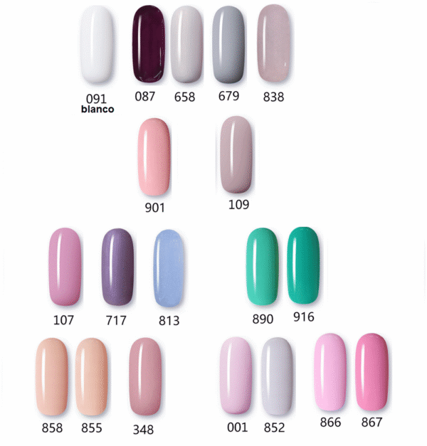 BSNAILS Esmalte Permanente - Promoción  x 12 Unidades - Colores a Elección - Imagen 32