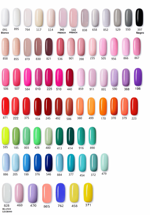 BSNAILS Esmaltes Permanente - Caja de 20 piezas - Colores a Elección - Imagen 25