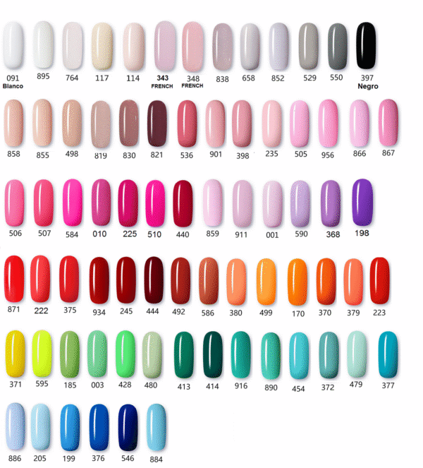 BSNAILS Esmaltes Permanente - Caja de 20 piezas - Colores a Elección - Imagen 18