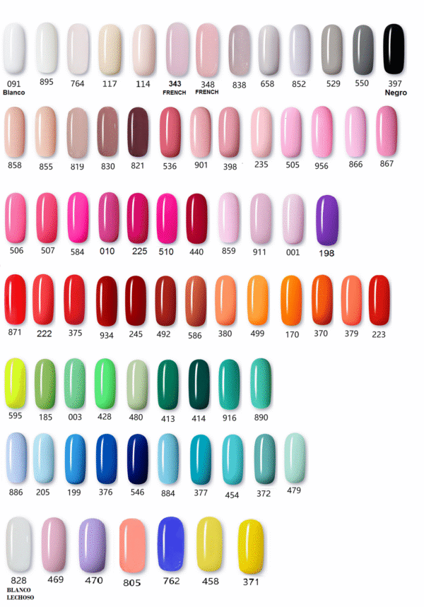 BSNAILS Esmaltes Permanente - Caja de 20 piezas - Colores a Elección - Imagen 26
