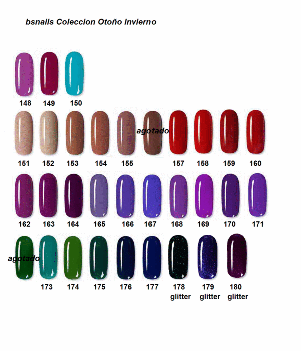 BSNAILS Esmaltes Permanente - Caja de 20 piezas - Colores a Elección - Imagen 35