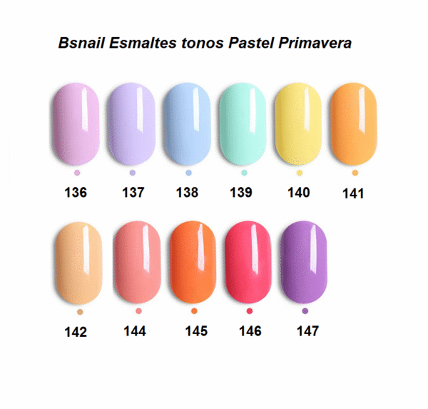 BSNAILS Esmaltes Permanente - Caja de 20 piezas - Colores a Elección - Imagen 38