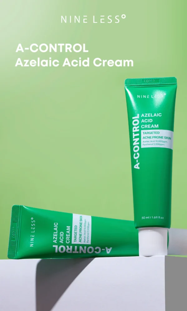 NINELESS Azelaic Acid Cream - Crema antiacné / Antirojeces piel sensible  50ml - Imagen 3
