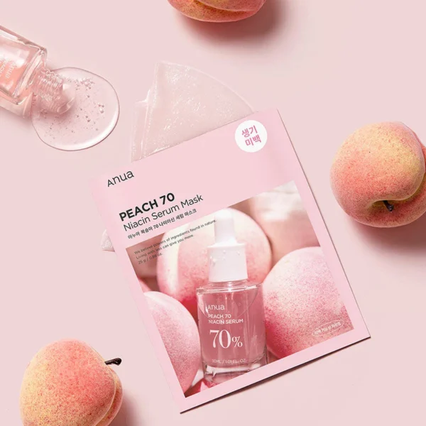 ANUA Peach 70% Niacinamide Serum Iluminador 30ml - Imagen 4
