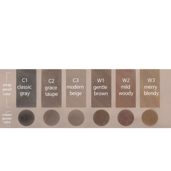 ROM&ND Sharp Brow - Lápiz para Cejas #W3 MERRY BLONDY - Imagen 3