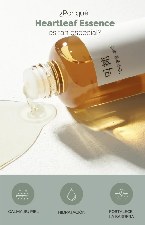 MIXSOON Heartleaf Essence - Esencia Calmante Antienrojecimiento 30ml -  Mini talla - Imagen 3