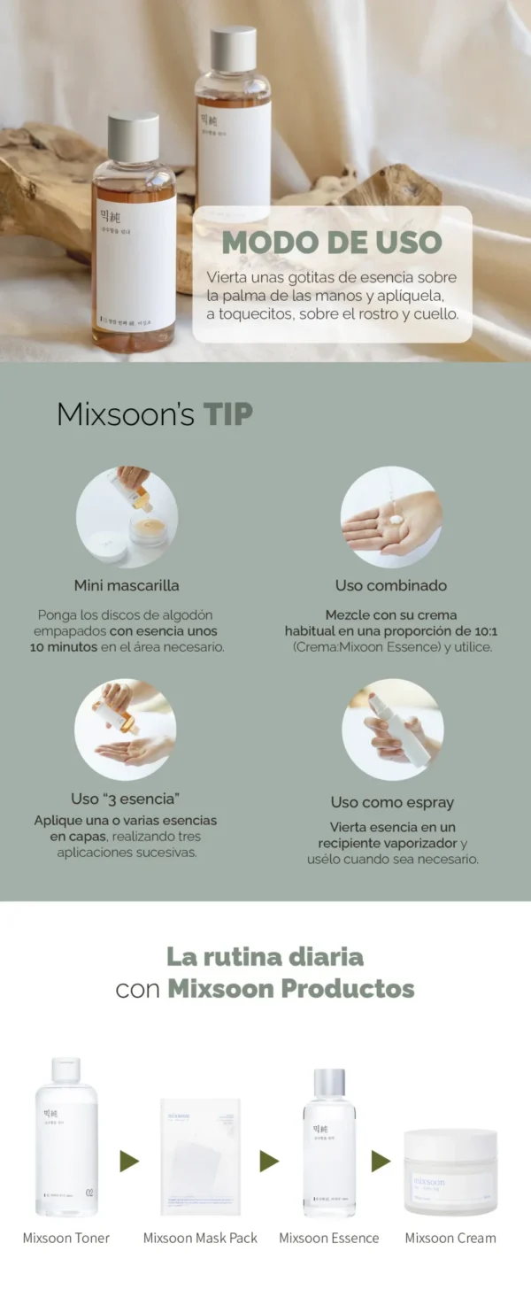 MIXSOON Heartleaf Essence - Esencia Calmante Antienrojecimiento 30ml -  Mini talla - Imagen 8