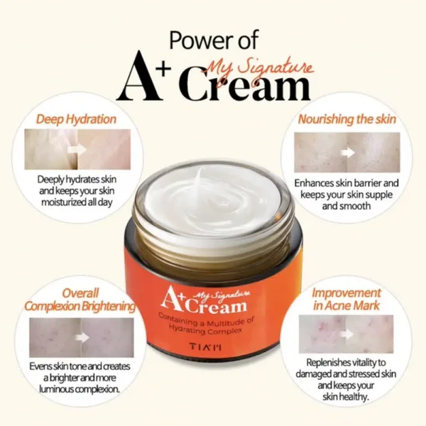 TIAM My Signature A+ Cream - Crema Iluminadora con Vitamina C - Imagen 3