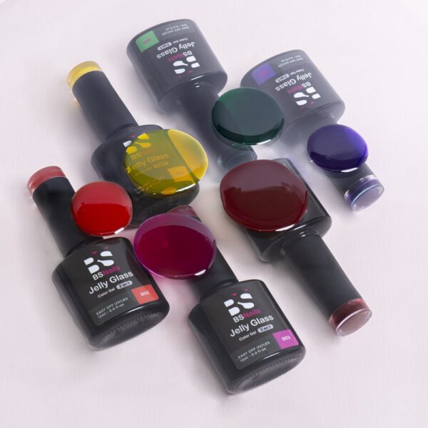 BSNAILS Esmalte Permanente - Jelly Glass  Efecto Vitral - Imagen 2