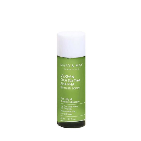 MARY&MAY Centella Asiatica +Tea Tree - Tónico Piel Grasa MINI TALLA 30ml - Imagen 4