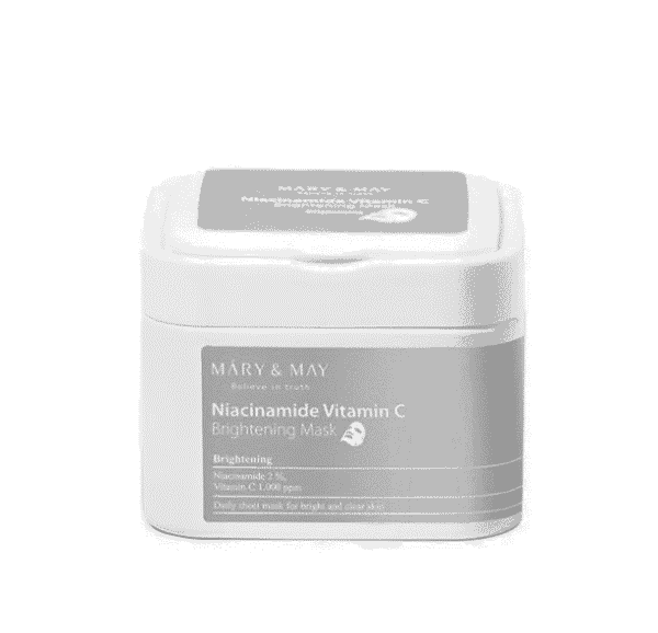 MARY&MAY Niacinamide Vitamin C Brightening Mask – 30 Mascarillas