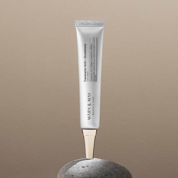 MARY&MAY Tranexamic Acid Eye Cream 30 ml - Crema Antiojeras  - Pack con mini tallas de regalo - Imagen 5