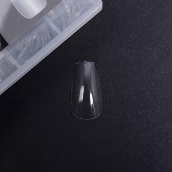 BSnails Tips Soft Gel 500 pcs - MEDIUM COFFIN - Imagen 2