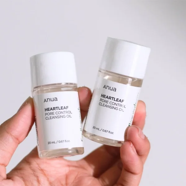 ANUA Heartleaf Pore Control Cleansing Oil - Aceite de Limpieza Mini Talla 20ml - Imagen 2
