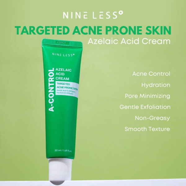 NINELESS Azelaic Acid Cream - Crema antiacné / Antirojeces piel sensible  50ml