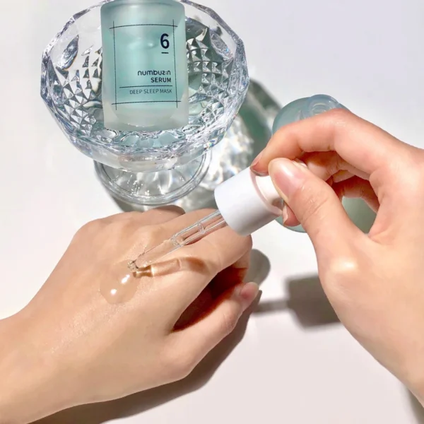 NUMBUZIN #6 - Deep Sleep Mask Serum 50ML - Serum de Hidratación y Reparación Profunda - Imagen 8