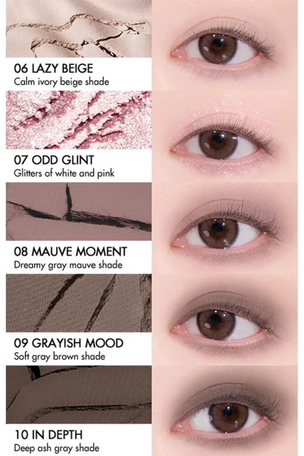 ROM&ND Better Than Palette - Paleta de sombras #13 Odd Breeze Garden - Imagen 4