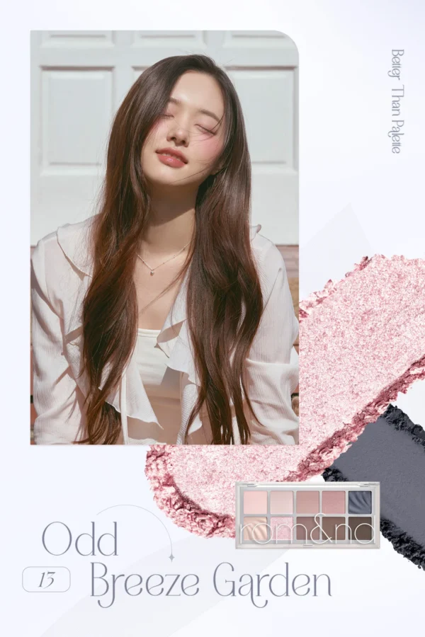 ROM&ND Better Than Palette - Paleta de sombras #13 Odd Breeze Garden - Imagen 2