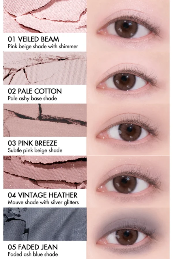 ROM&ND Better Than Palette - Paleta de sombras #13 Odd Breeze Garden - Imagen 3