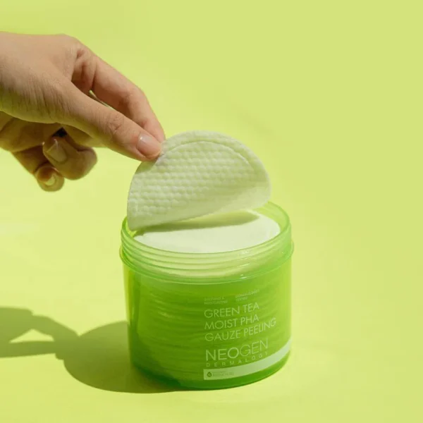 NEOGEN Green Tea Moist PHA Gauze Peeling - 30 PADS Exfoliantes
