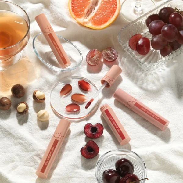 ROM&ND - JUICY LASTING TINT - Tinte Labial #22 Pomelo Skin - Imagen 5