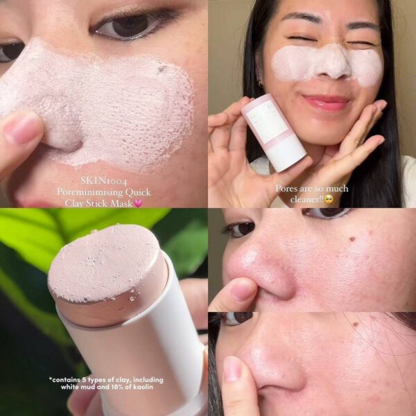 SKIN1004 Poremizing Quick Clay Stick Mask  - Mascarilla Control de Poros - Imagen 4