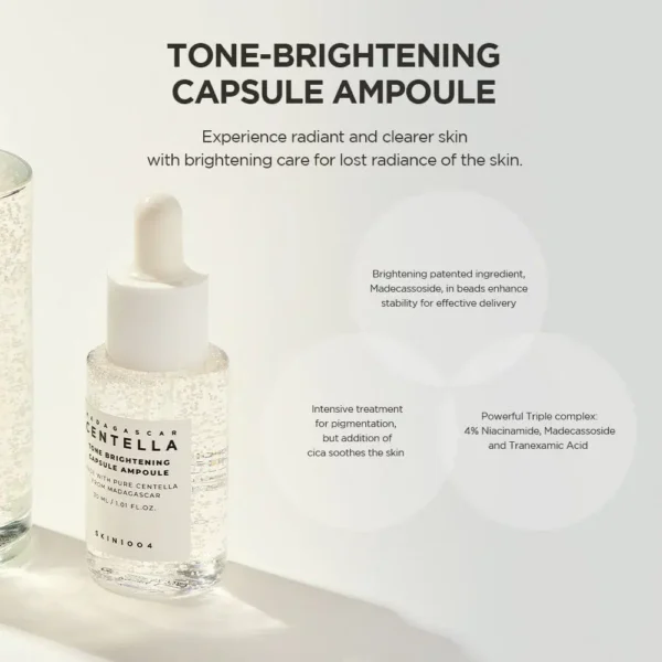 SKIN1004 Centella Ampoule -  Kit de 4 Serums - Caja Promocional - Imagen 4