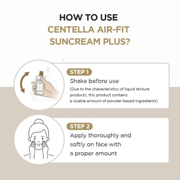 SKIN1004 Madagascar Centella Air-Fit Suncream Plus SPF 50+ - Protector Solar Mineral - 50 ml - Imagen 5