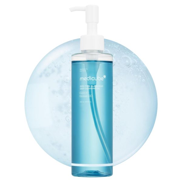 MEDICUBE Zero Pore Blackhead Deep Cleansing Oil - Aceite de Limpieza 205 ml