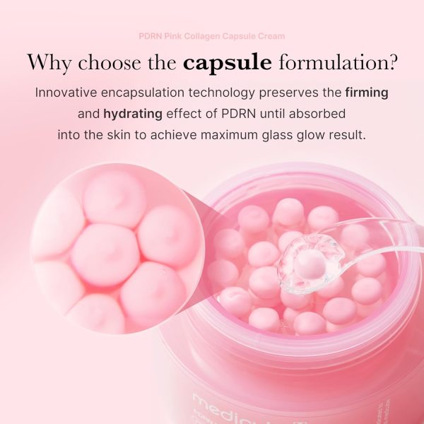 MEDICUBE PDRN Pink Collagen Capsule Cream -Crema Reafirmante 55g - Imagen 2