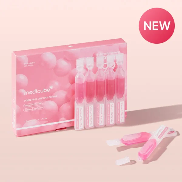 MEDICUBE PDRN Pink One Day Serum - Ampollas Reafirmante - 10 piezas