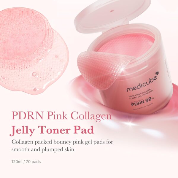 MEDICUBE PDRN Pink - Toner Pads 70 pzs - Imagen 3