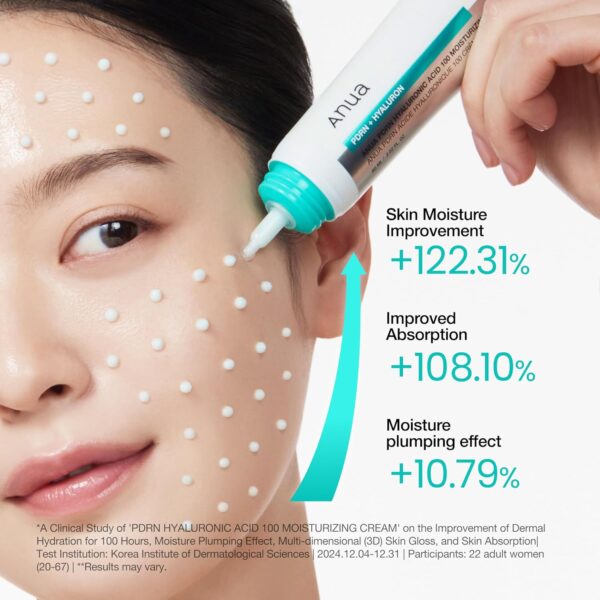 ANUA PDRN Hyaluronic Acid Cream - 60 ml - Imagen 5