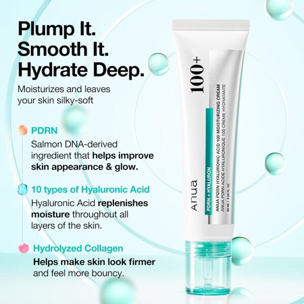 ANUA PDRN Hyaluronic Acid Cream - 60 ml - Imagen 8