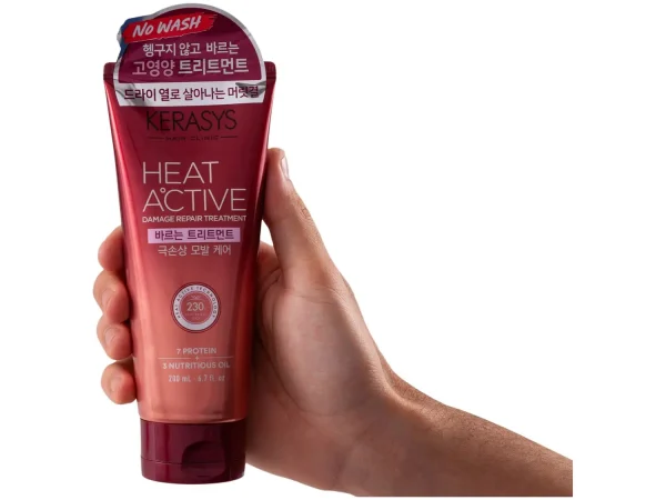 KERASYS Heat Active Damage - Protector Térmico Capilar 200 ml - Imagen 3