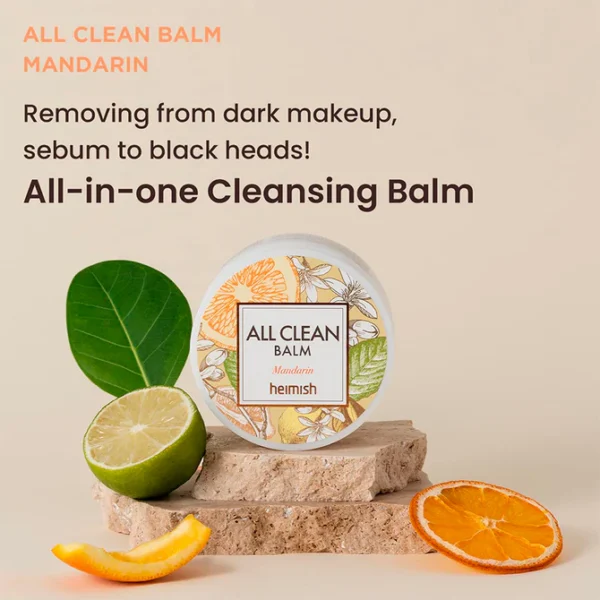 HEIMISH All Clean Balm Mandarin - Bálsamo Desmaquillante 50 ml - Imagen 2