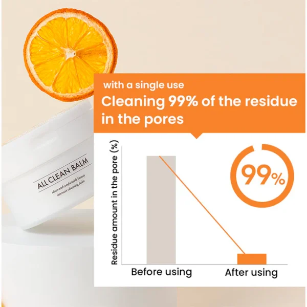 HEIMISH All Clean Balm Mandarin - Bálsamo Desmaquillante 50 ml - Imagen 4