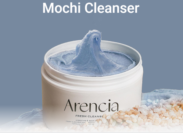 ARENCIA Rice Mochi Cleanser Blue - Limpiador Facial 120 g - Imagen 3