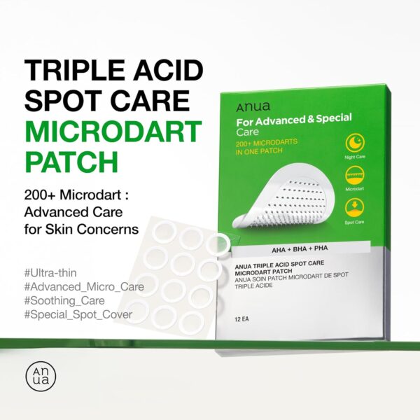 ANUA Microdart Patch 12 pzs - Parche Antiacné - Imagen 4