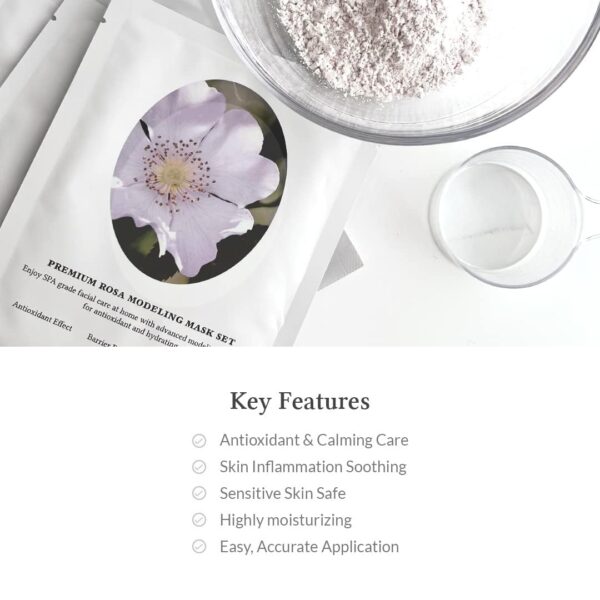 DR. ALTHEA Premium Rosa Modeling Mask - 5pzs - Imagen 3
