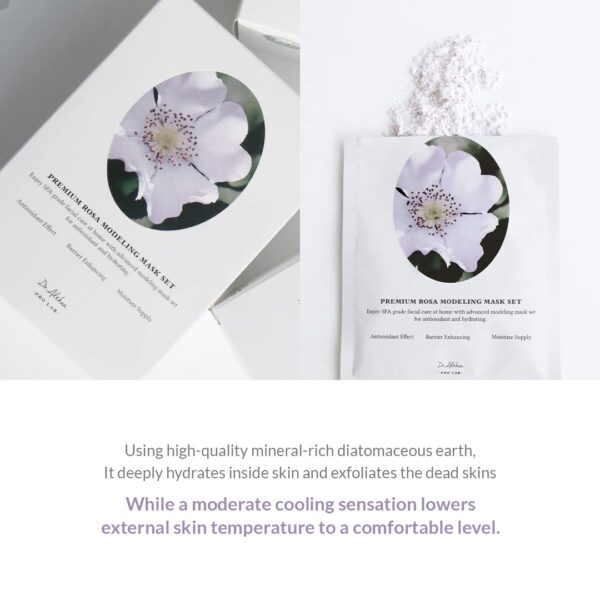 DR. ALTHEA Premium Rosa Modeling Mask - 5pzs - Imagen 6