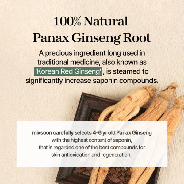 MIXSOON Panax Ginseng Root Toner - 150ml - Imagen 3