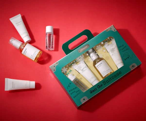 MIXSOON Glass Skin Suitcase - Kit Basico Facial- 4 piezas Mini tallas - Imagen 2