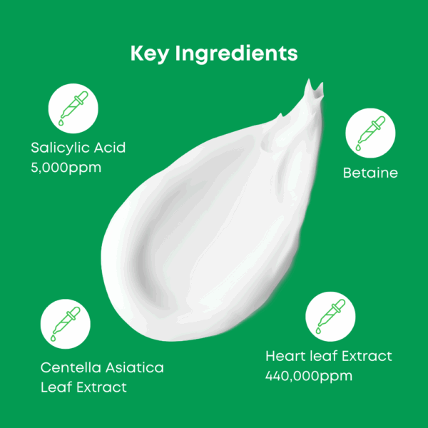NINELESS Heartleaf & BHA Jabon Facial 25ml - Mini Talla - Imagen 5